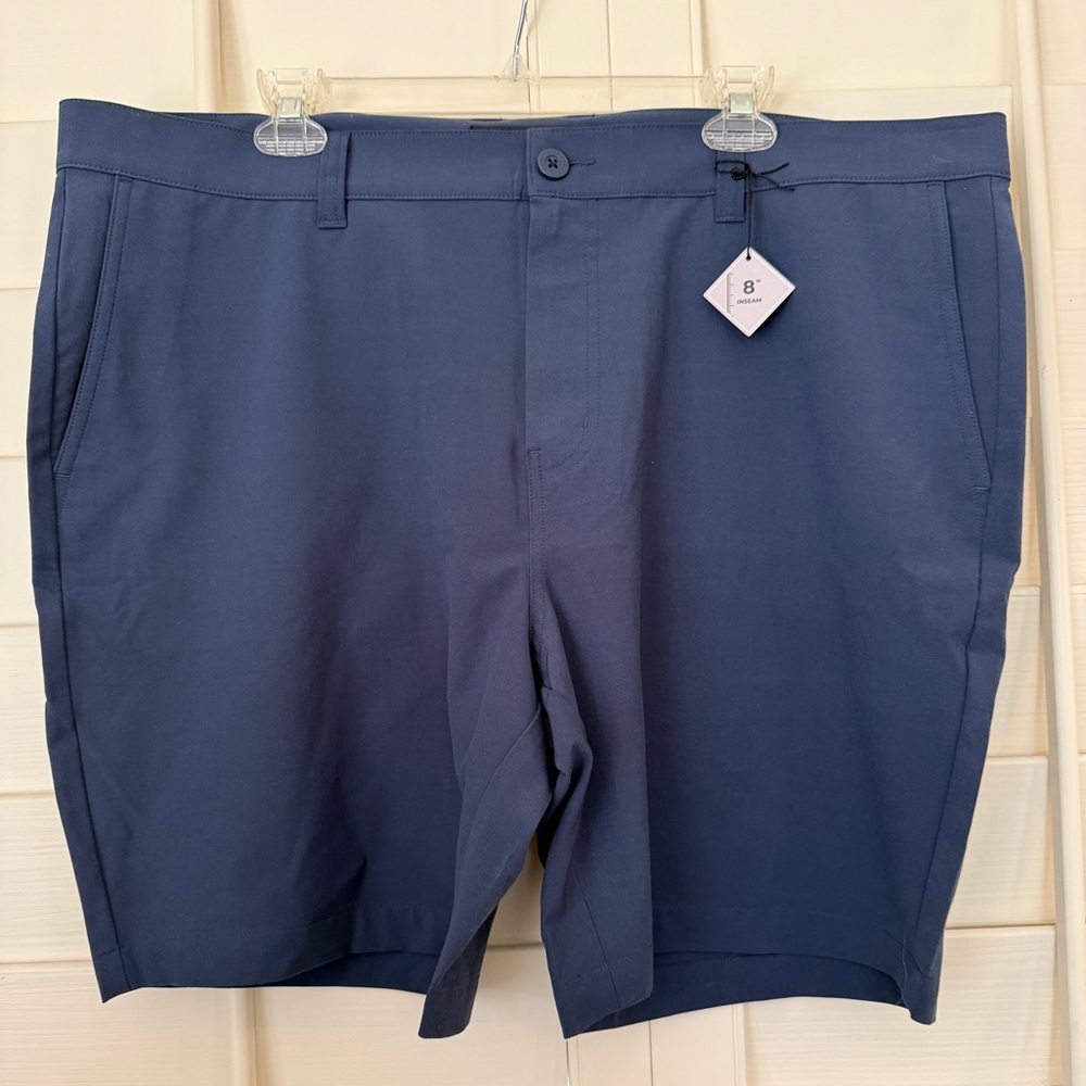 Travis Mathew Navy Flat Front Men's Shorts NWT